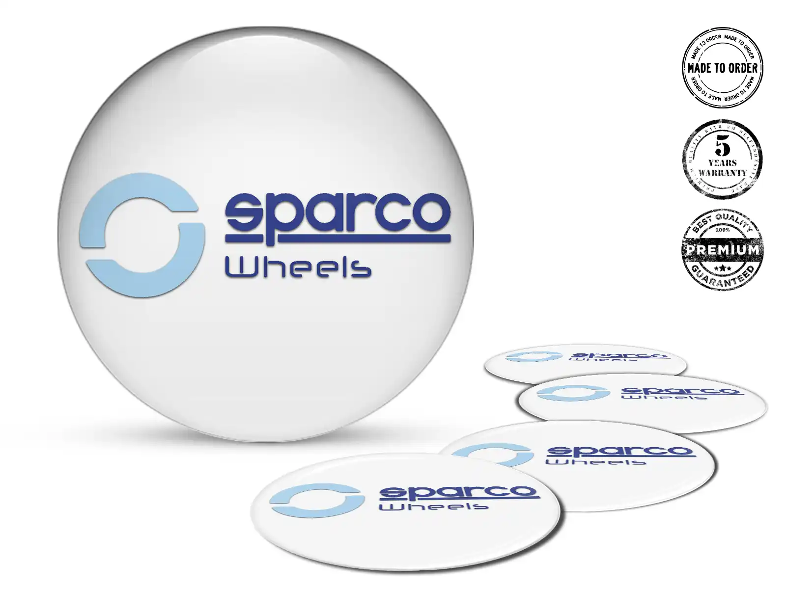 Sparco Felgendekor Stil Premium-Dome-Ausgabe